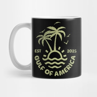 Retro Gulf Of USA America Est 2025 American Gulf Mexico Mug